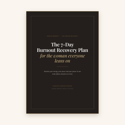 The 7-Day Burnout Recovery Plan for Women